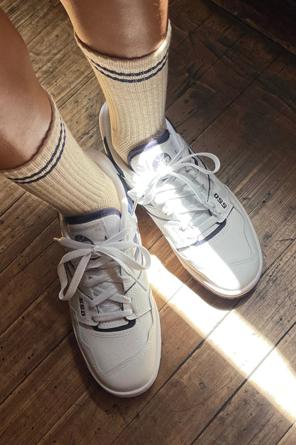 Boyfriend Socks in Cashew