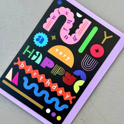 Collage Cutout Birthday Card