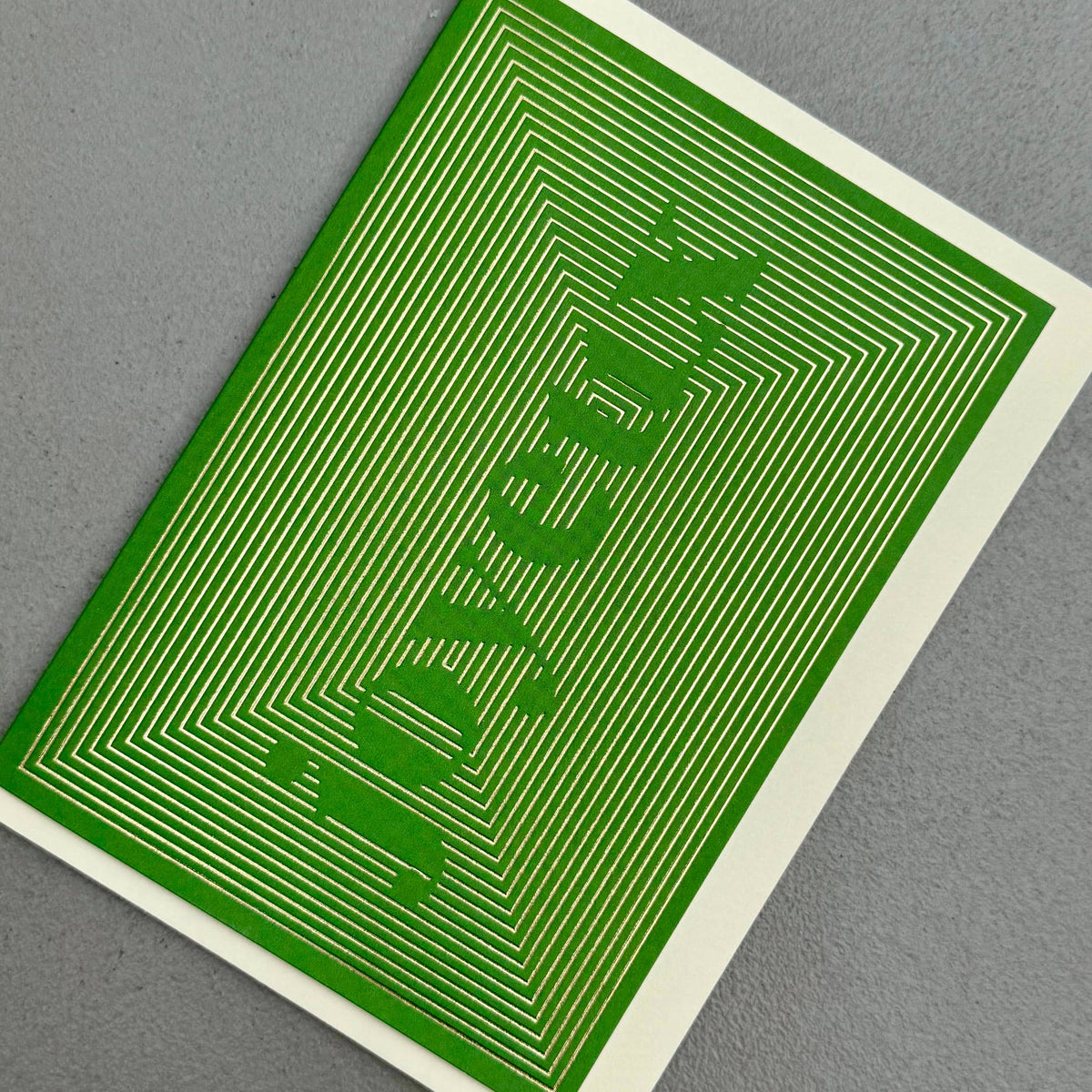 Joyeux Modern Typography Christmas Card