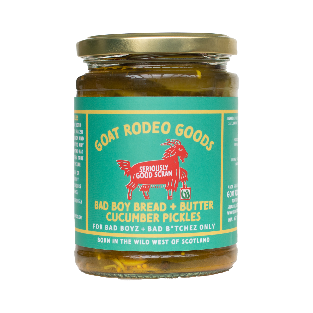 Bad Boy Bread & Butter Cucumber Pickles