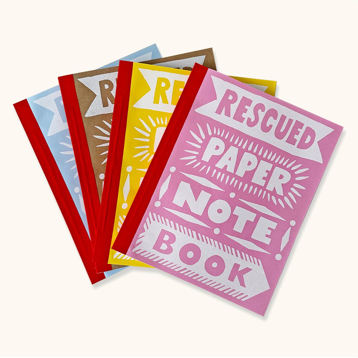 Large Rescued Paper Notebook