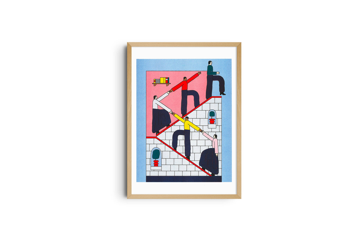 Progress was better before A3 Print by Zack Rosebrugh