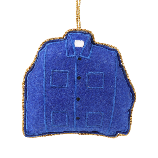 Chore Jacket Embroidered Christmas Decoration