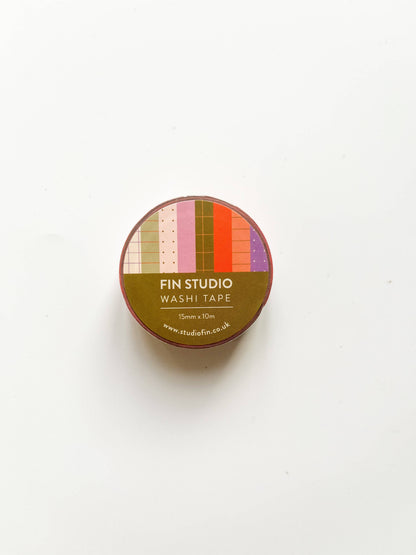 Grids Patterned Washi Tape