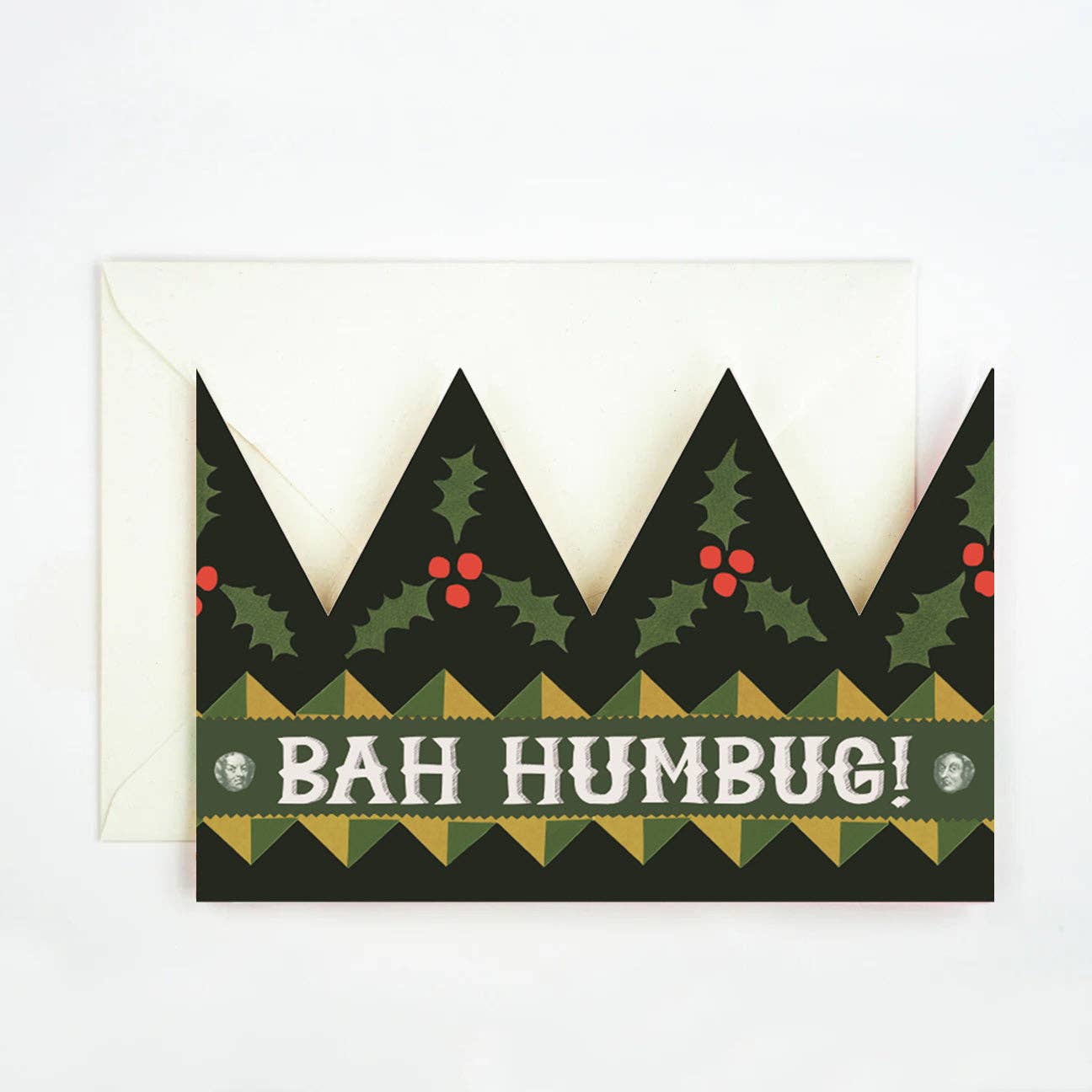 'Bah Humbug' Party Hat Card