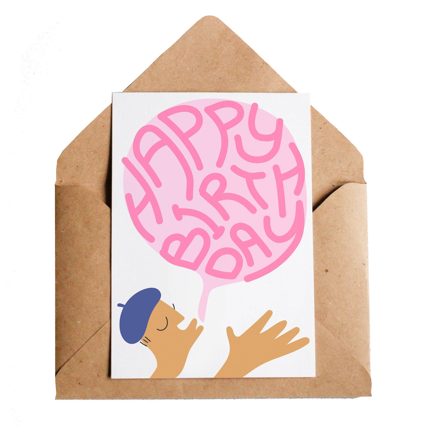 Birthday Bubblegum Greetings Card