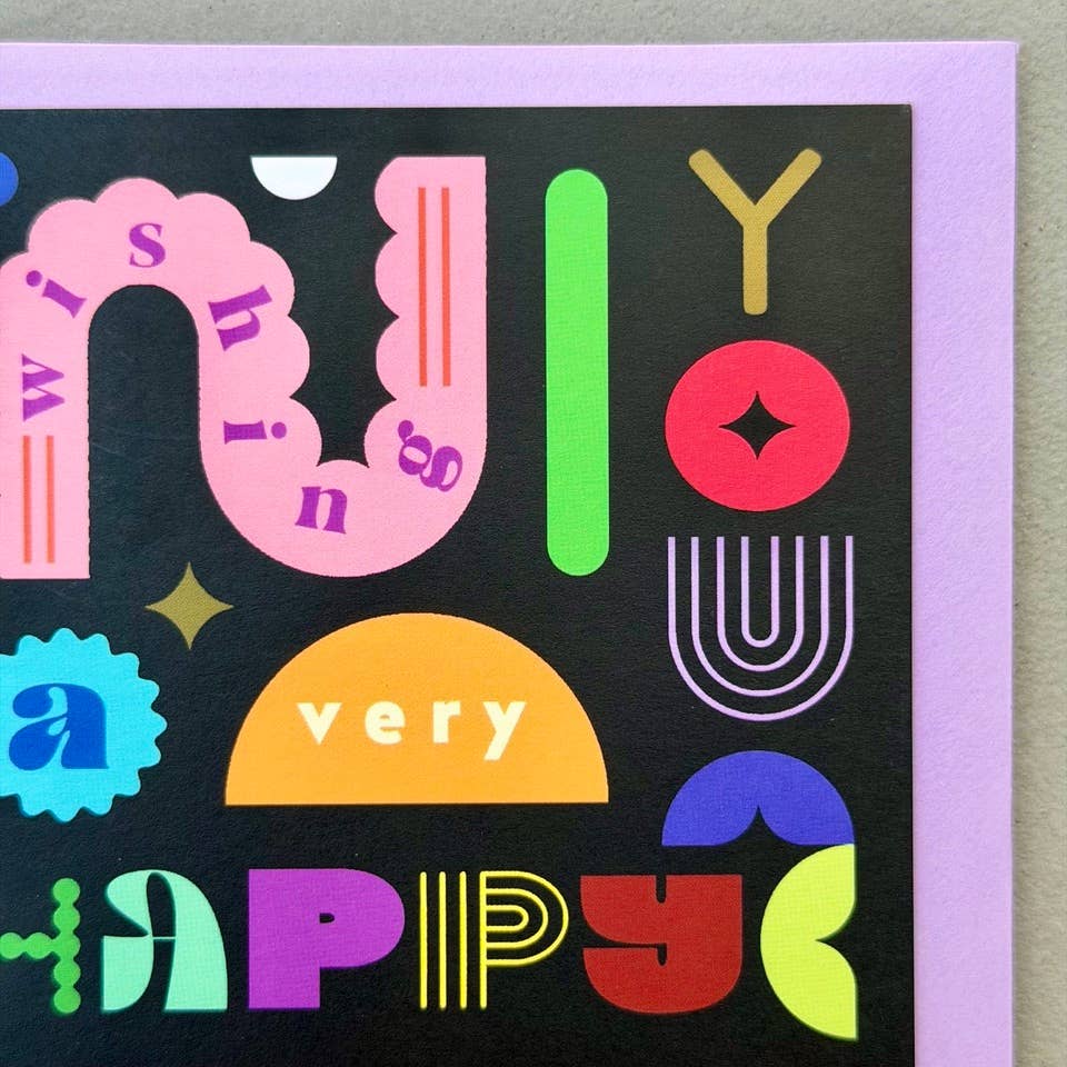 Collage Cutout Birthday Card