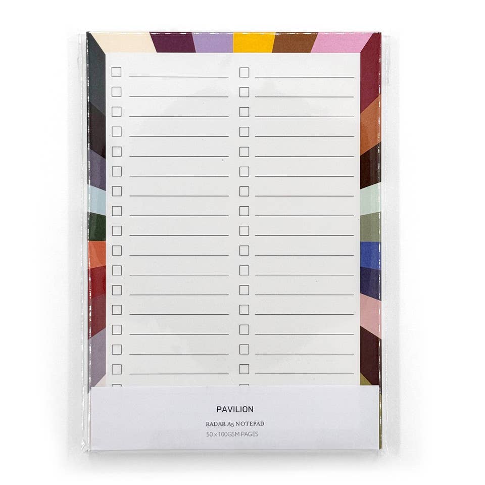 Radar Starburst A5 Notepad