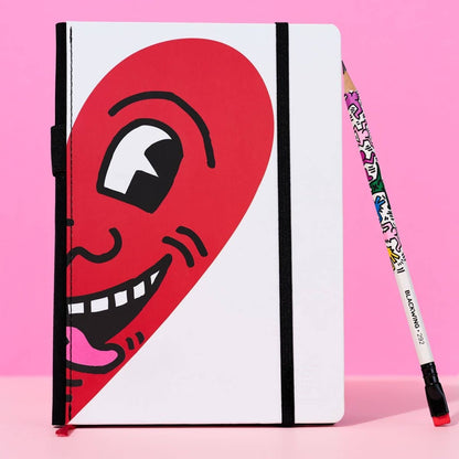Blackwing Volume 292 Keith Haring Smiling Heart Notebook
