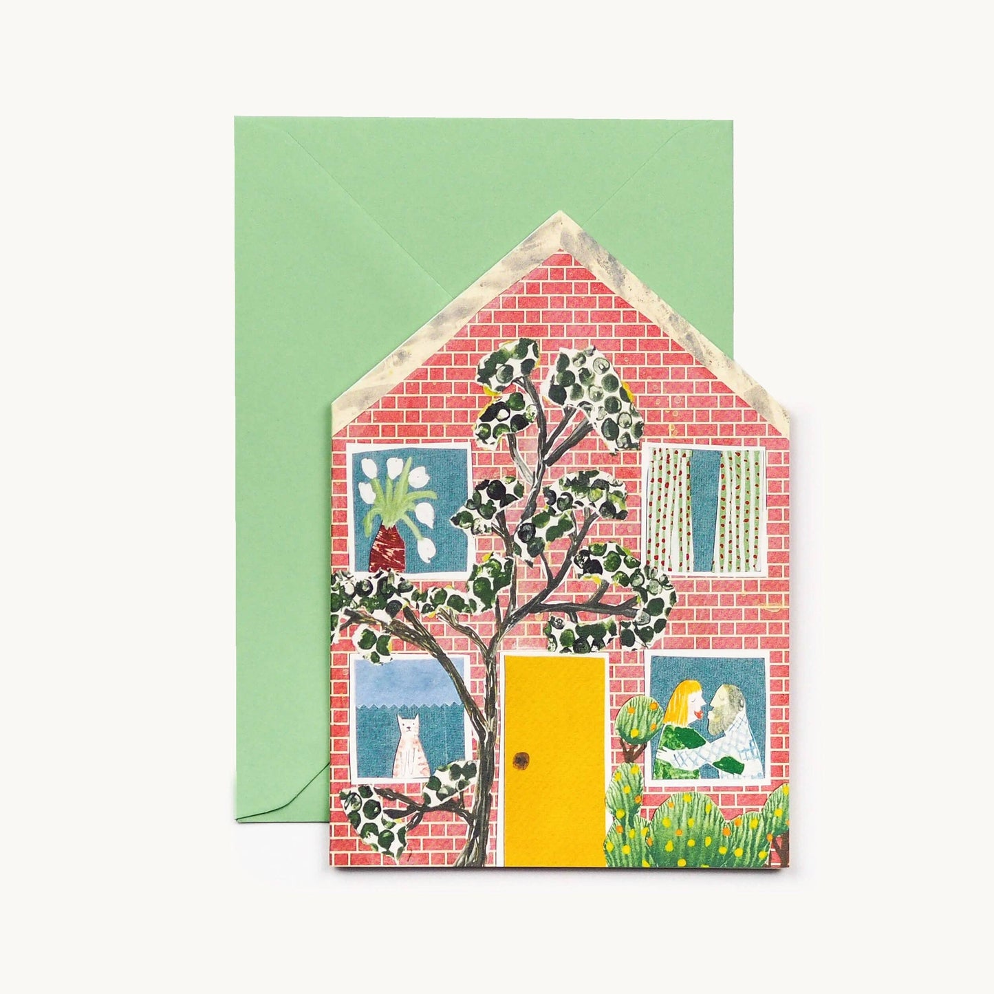 Townhouse Greetings Card