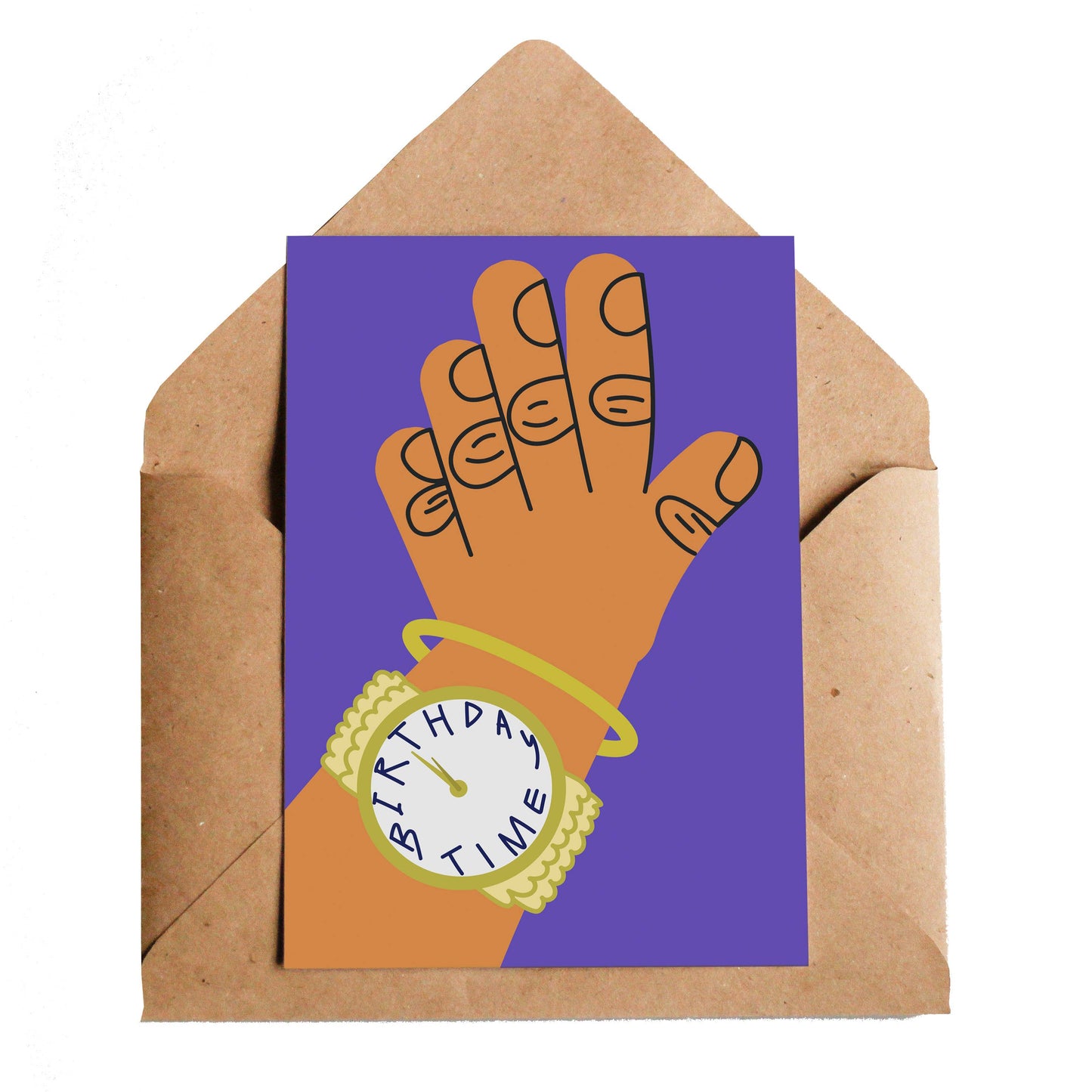 Birthday Time Greetings Card