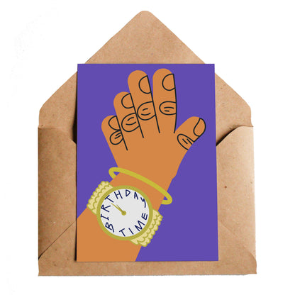 Birthday Time Greetings Card