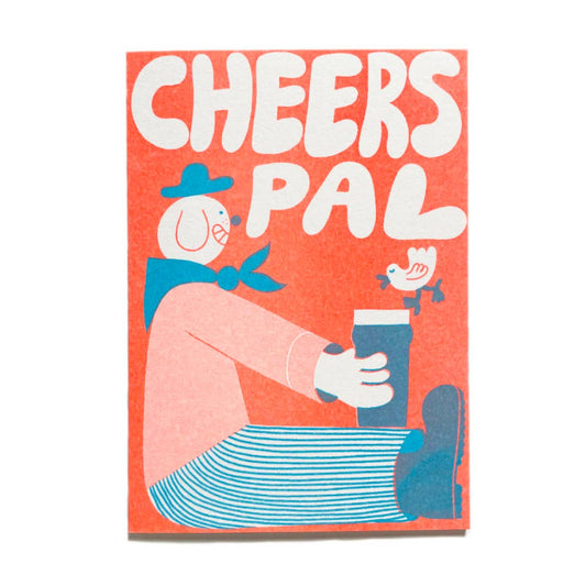 Cheers Pal Greetings Card