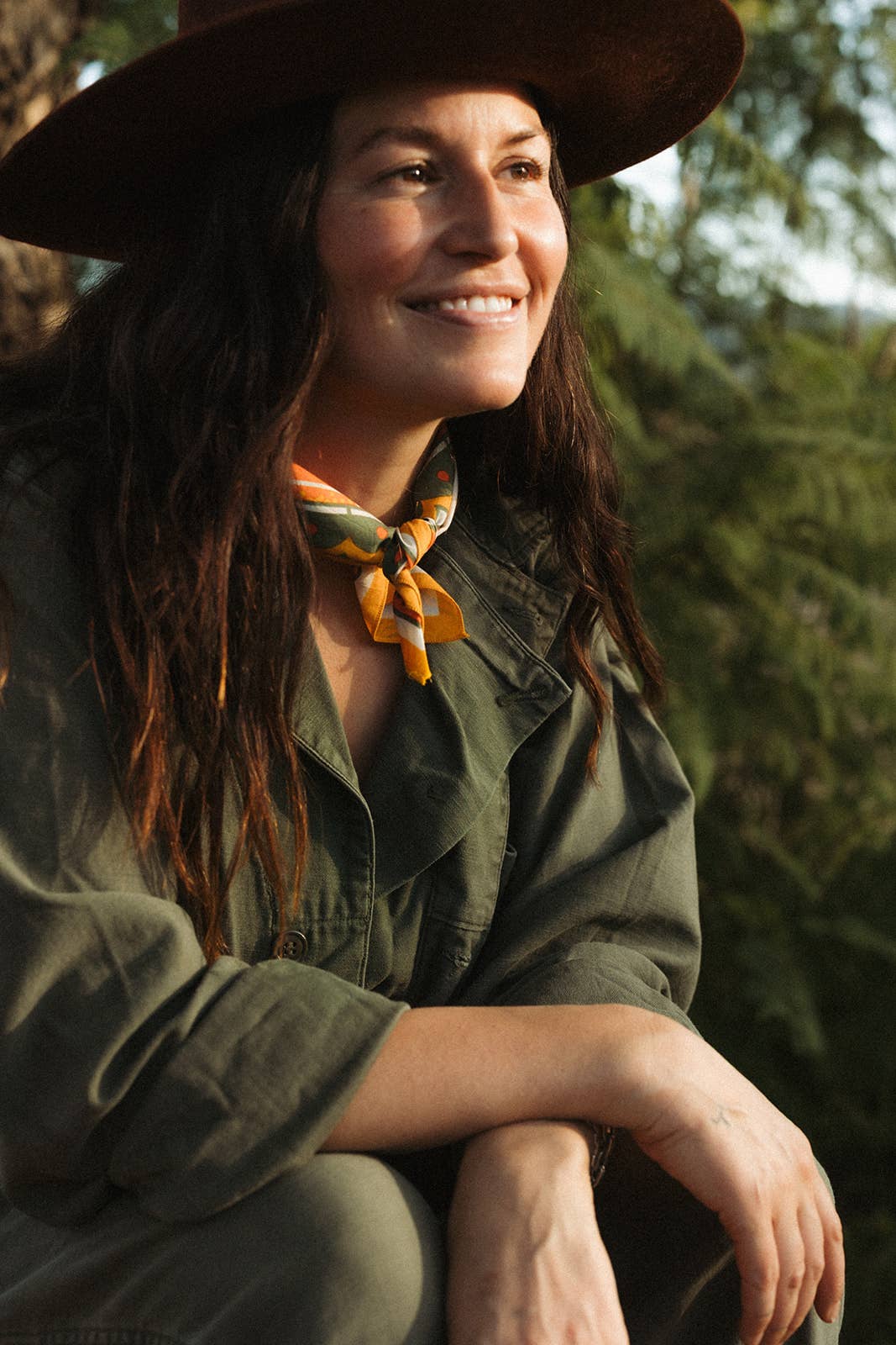 Sunset Organic Cotton Bandana