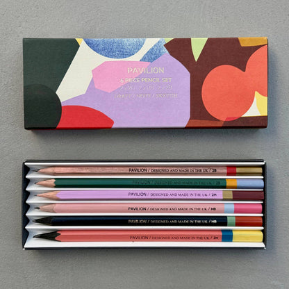 Assemblage Abstract Collage Pencil Set