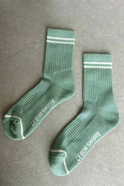 Boyfriend Socks in Meadow