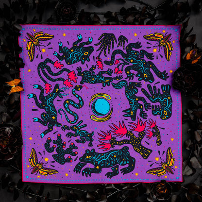 Electric Desert Parade Organic Cotton Bandana