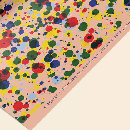 Speckles Gift Wrap Sheet