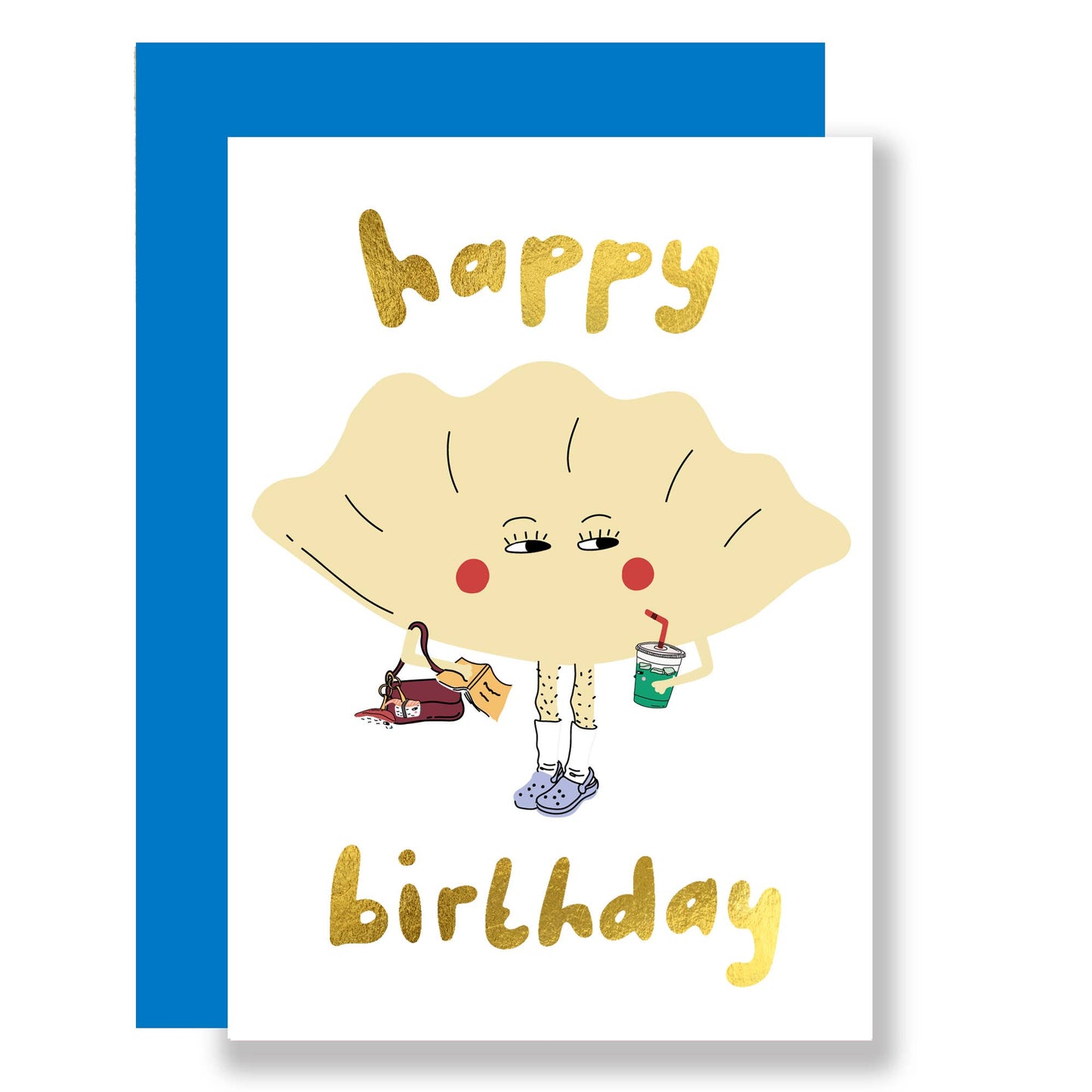 Gyoza Gal Birthday Card