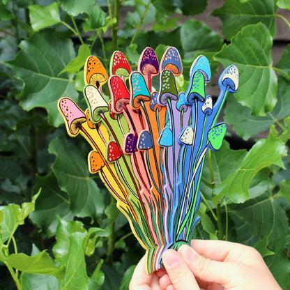 Mushroom Leather Bookmark