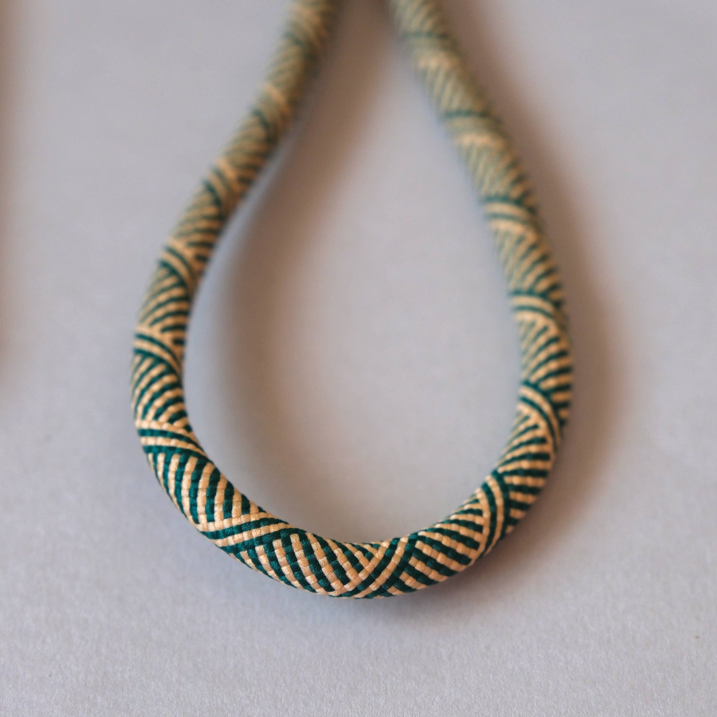Crossbody Lanyard Phone Strap in Green & Yellow