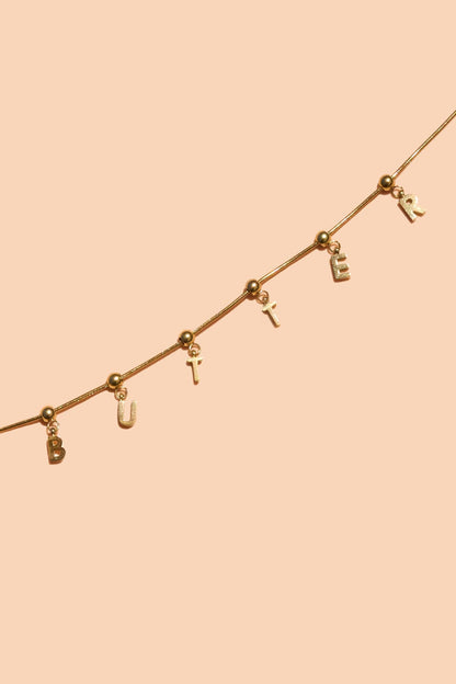 Butter Me Up Charm Necklace