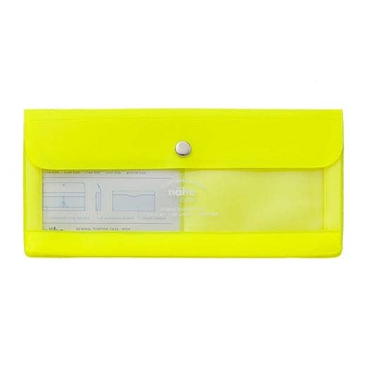 Wide General Purpose Case in Neon Yellow