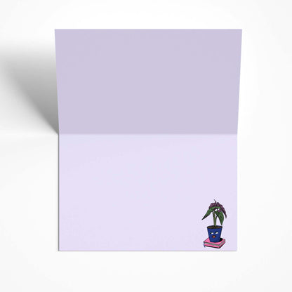 What Plants Talk About Greetings Card