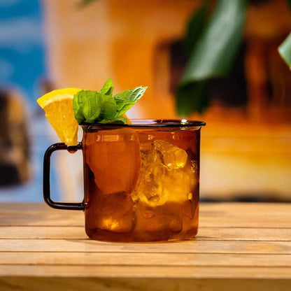 Glass Mug in Amber