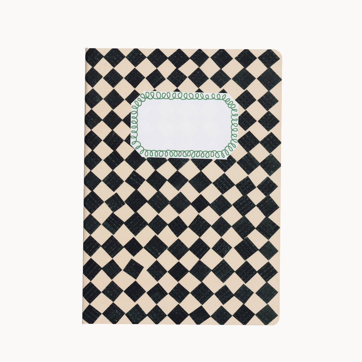 Black & White Chequered A5 Sketchbook