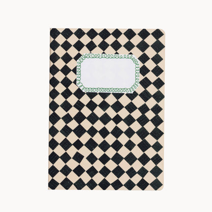 Black & White Chequered A5 Sketchbook