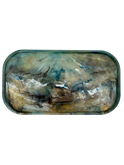 Marble Recycled Plastic Tray