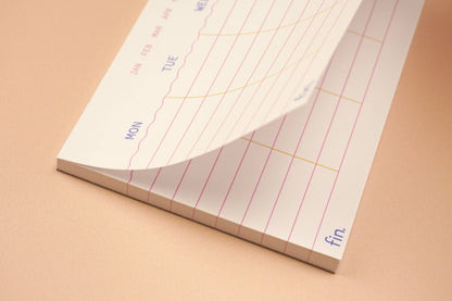 Mini Undated Weekly Planner in Jazz