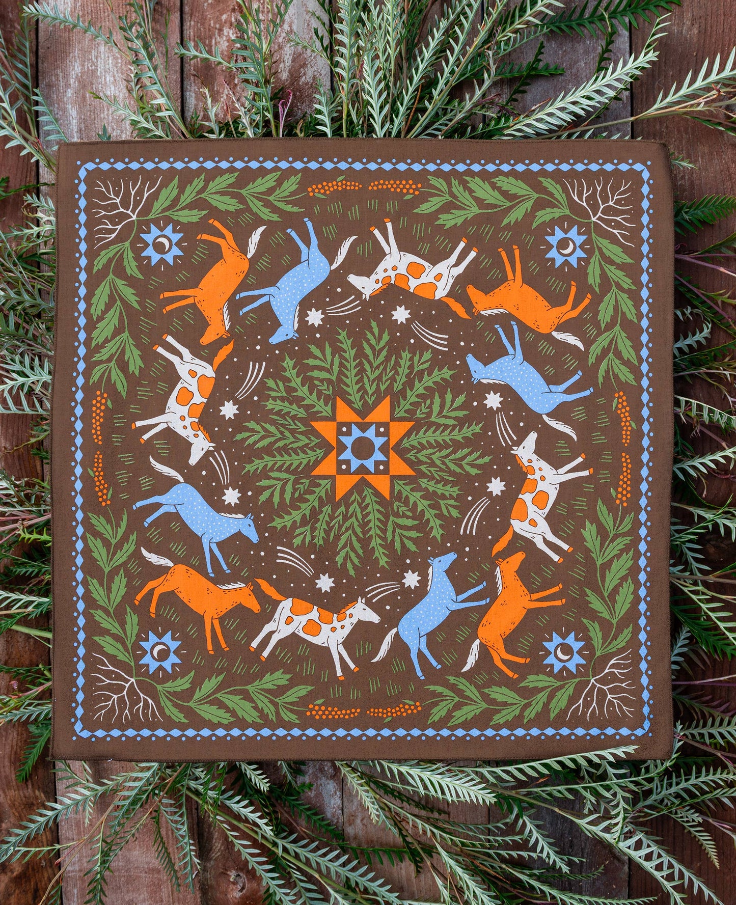 New Moon Organic Cotton Bandana
