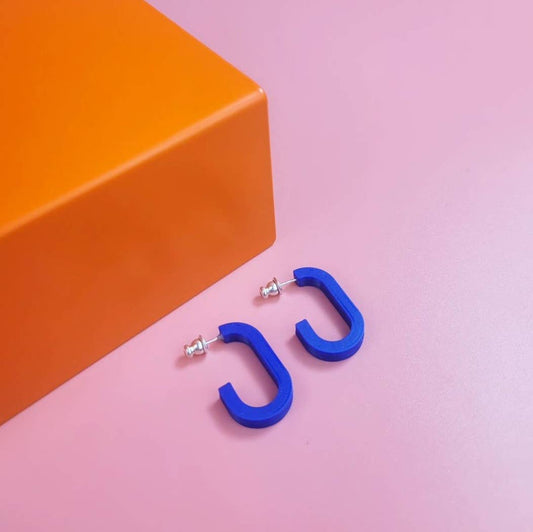 Mini Oval Hoop Earrings