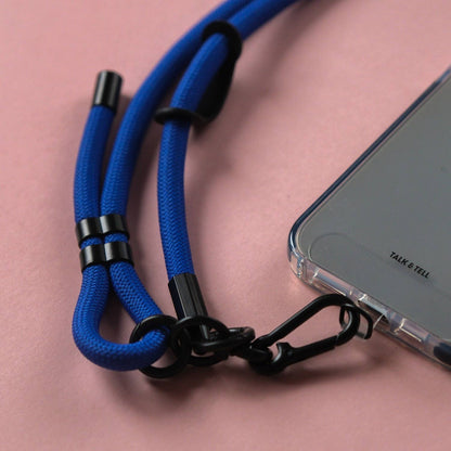 Crossbody Lanyard Phone Strap in Electric Blue