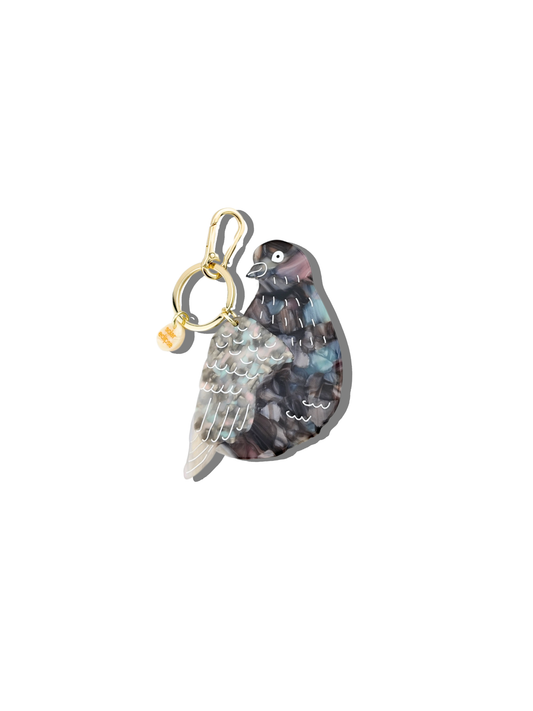 Pigeon Bag Charm & Keyring