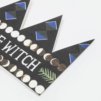 'Chief Witch' Party Hat Card