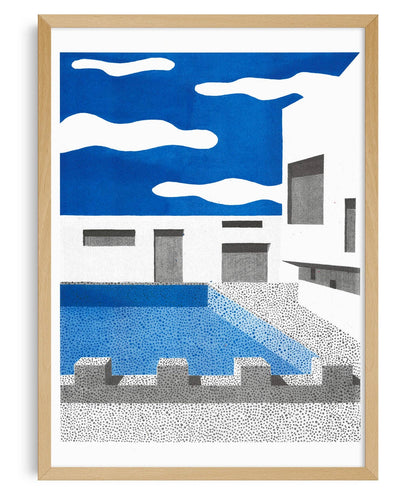 Le Havre A3 Print by Ana Popescu