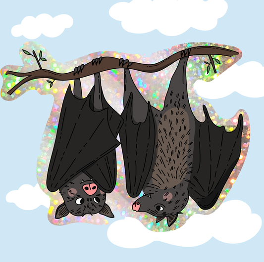 Bats Die Cut Vinyl Sticker