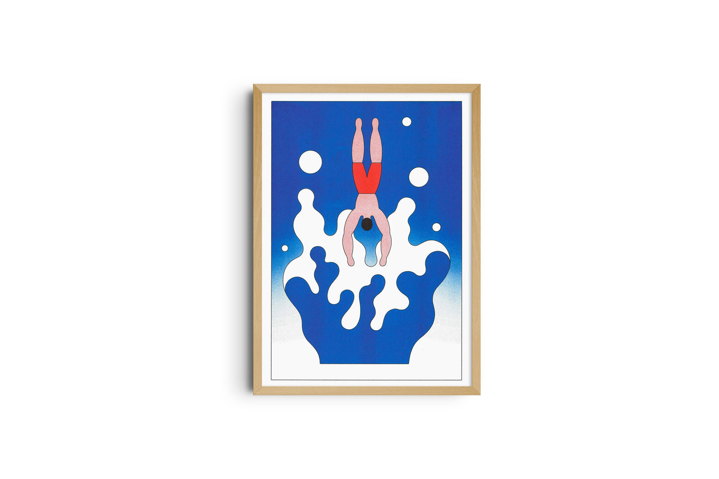 Dive A3 Print by Dominic Kesterton