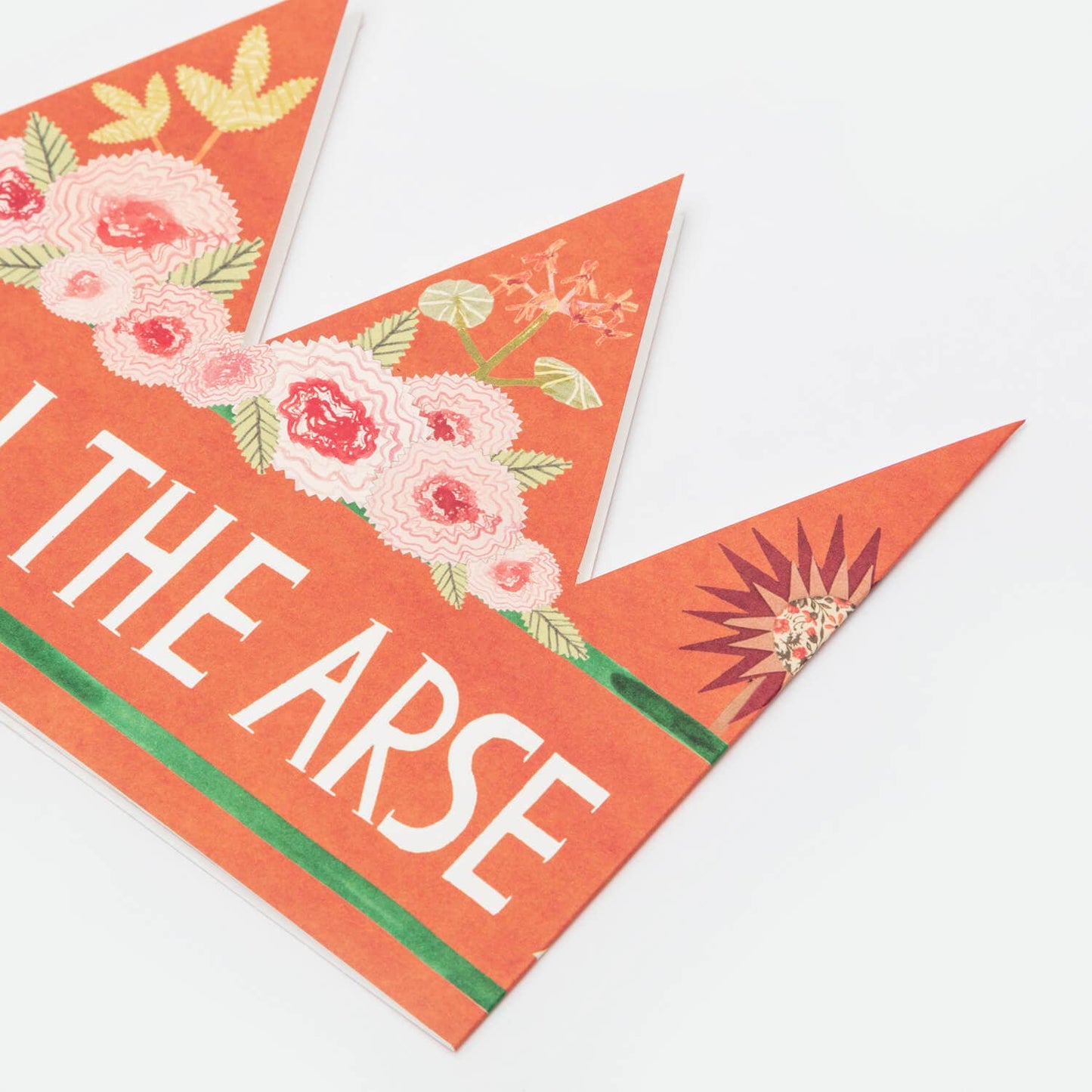 'Pain In The Arse' Party Hat Card