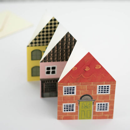 Houses Concertina Card