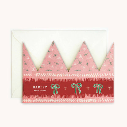 'Christmas Fairy' Party Hat Card