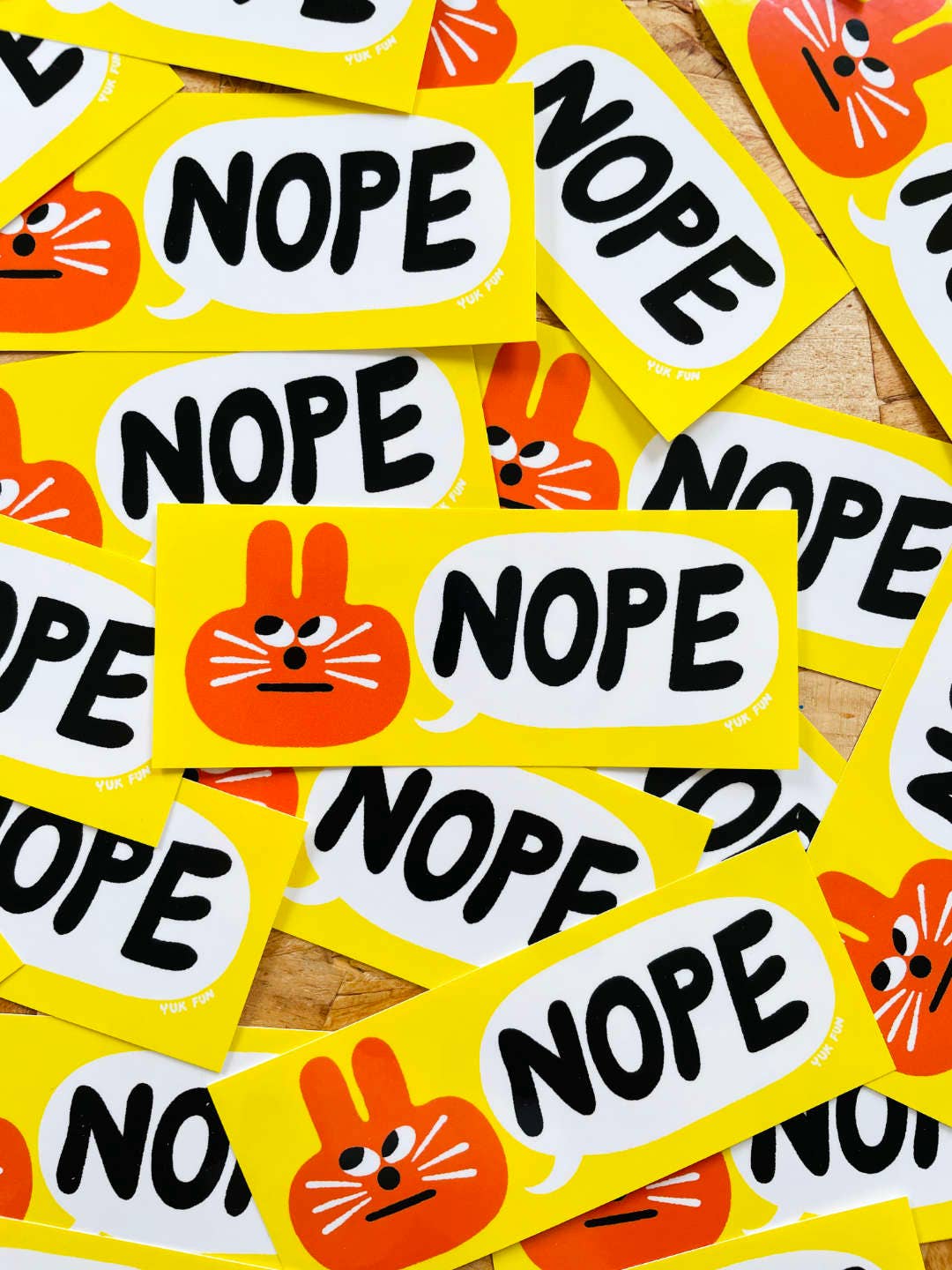 Nope Eco Vinyl Sticker