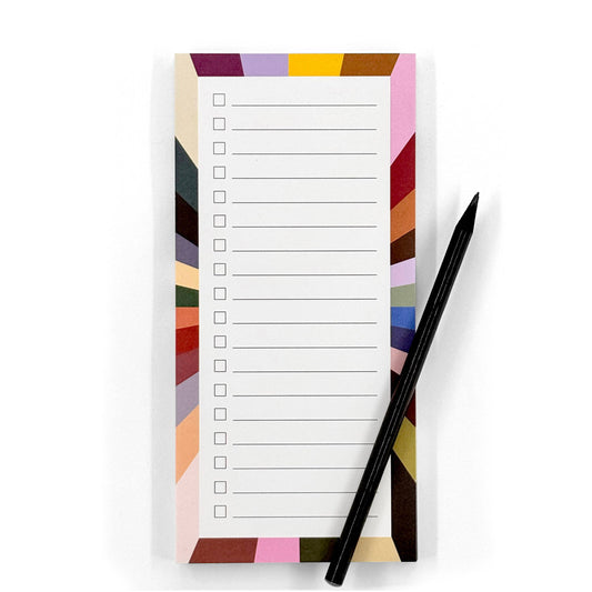 Radar Starburst To-Do List Notepad