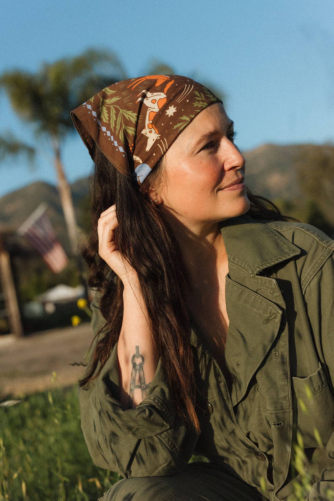 New Moon Organic Cotton Bandana