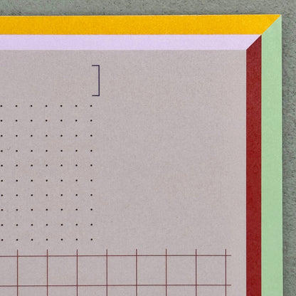 Frame Grid Dot A5 Notepad