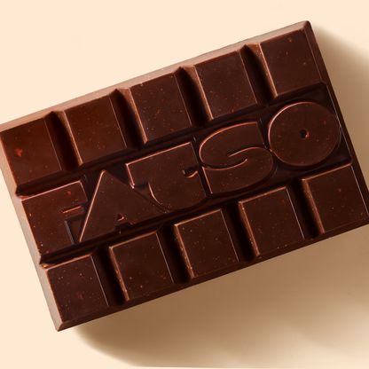 King's Ransom 60% Dark Chocolate Bar with Mint, Pistachio & Cocoa Nibs