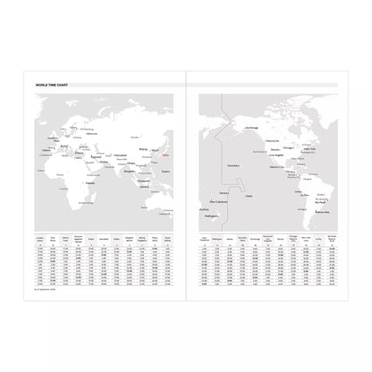2026-2027 A6 Diary in Gradient Black